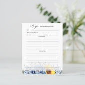 Zonnebloem Blauwe Vrijgezellenfeest Recipe (Staand voorkant)