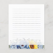 Zonnebloem Blauwe Vrijgezellenfeest Recipe (Achterkant)