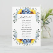 Zonnebloem Blauwe Zeemuizen Kaart (Staand voorkant)