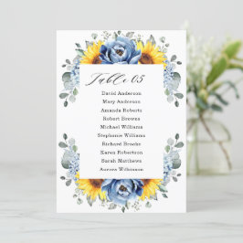 Zonnebloem Blauwe Zeemuizen Kaart