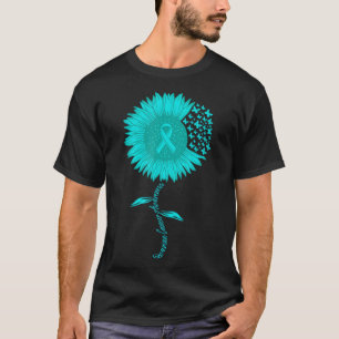 Zonnebloem Blauwgroen T-shirt