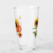 Zonnebloem Blijf Wild en Vrij  Glas (Links)