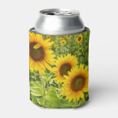 Zonnebloem  blikjeskoeler (Blikje Voorkant)