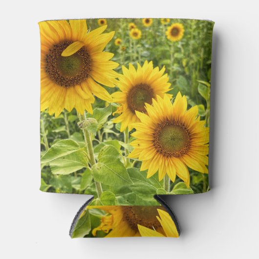 Zonnebloem  blikjeskoeler (Voorkant)