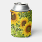 Zonnebloem  blikjeskoeler (Blikje Achterkant)