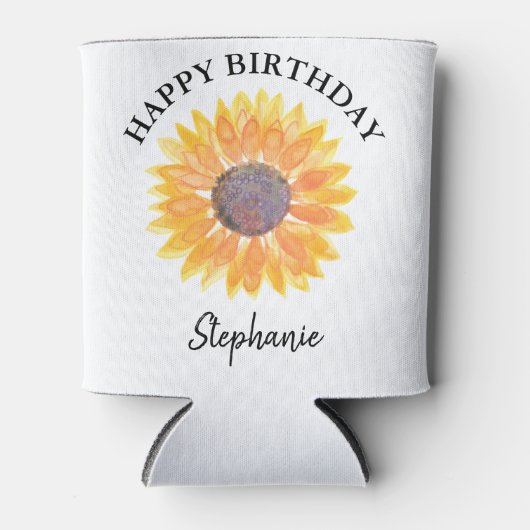 Zonnebloem Blikjeskoeler (Voorkant)