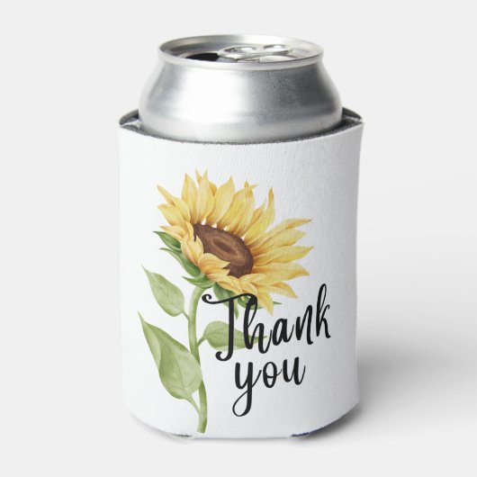 Zonnebloem Blikjeskoeler (Blikje Voorkant)