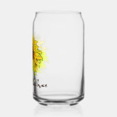 Zonnebloem Blikvorm Glas (Links)