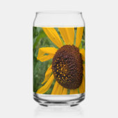 Zonnebloem Blikvorm Glas (Achterkant)