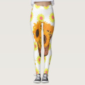 Zonnebloem Bliss Leggings (Voorkant)