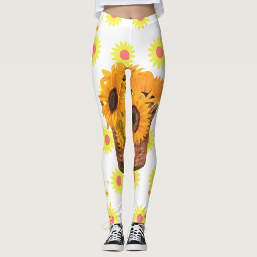 Zonnebloem Bliss Leggings (Voorkant)