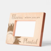 Zonnebloem bloeit waar je geplant bent gegraveerde lijstjes (Links)