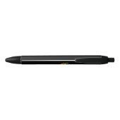 Zonnebloem Bloem Geschenk Zwarte Inkt Pen (Achterkant)
