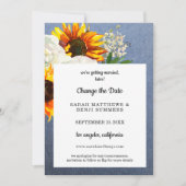 Zonnebloem Bloem & Jean Verander de Datum 2 Kaart (Voorkant)