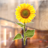 Zonnebloem Bloem Ruitsticker Raamsticker (Vel 2)