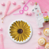 Zonnebloem Bloem Speld Bloemisterij Lente Tuinfees Papieren Bordje (Feest)