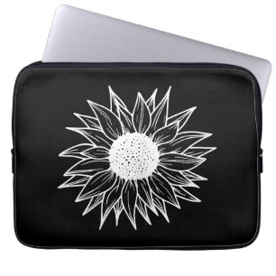 Zonnebloem  bloem veelkleurige wilde bloem laptop sleeve