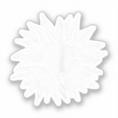 Zonnebloem bloem veelkleurige wilde bloem sticker (Voorkant)