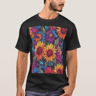 Zonnebloem Bloemen #212 - T-shirt