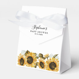 Zonnebloem Bloemen Baby shower Favor Box Bedankdoosjes