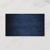 Zonnebloem Bloemen Blauw Bruiloft Registry Invoege Informatiekaartje (Achterkant)