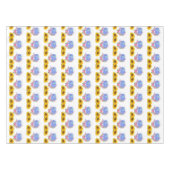 Zonnebloem Bloemen Blauwe Olifant Tafelkleed (Voorkant (Horizontaal))