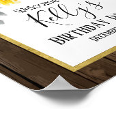 zonnebloem, bloemen, bloemstuk, welkomstbord poster (Hoek)