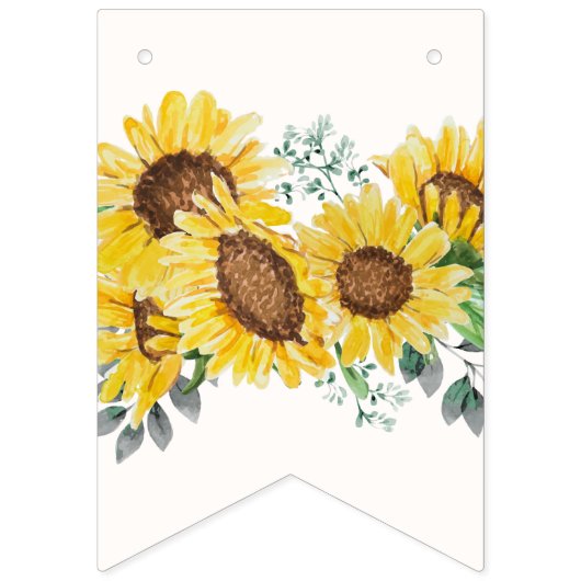 zonnebloem, bloemen, BUNNING BANNER (Eerste vlag)