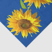 Zonnebloem Bloemen Dove Tissue Papier (Detail)