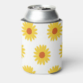Zonnebloem Bloemen Elegante Drink Zomer Blikjeskoeler (Blikje Achterkant)