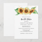 Zonnebloem Bloemen Groen Botanisch Vrijgezellenfee Kaart (Voorkant / Achterkant)