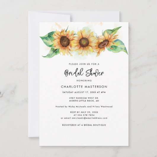 Zonnebloem Bloemen Groen Botanisch Vrijgezellenfee Kaart (Voorkant)