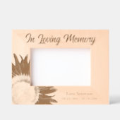 Zonnebloem Bloemen Memorial Gegraveerde Lijstjes (Voorkant)