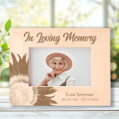 Zonnebloem Bloemen Memorial Gegraveerde Lijstjes