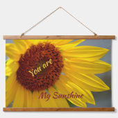 Zonnebloem Bloemen Mijn Zonneschijn Fotografisch Hangend Wandkleed (Voorkant)