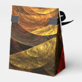 Zonnebloem Bloemen Modern Abstract Kunstpatroon Bedankdoosjes (Achterkant)