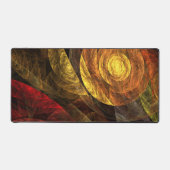 Zonnebloem Bloemen Modern Abstract Kunstpatroon Bureaumat (Voorkant)