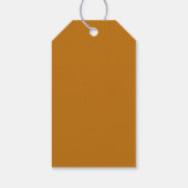 Zonnebloem Bloemen Modern Abstract Kunstpatroon Cadeaulabel (Achterkant)