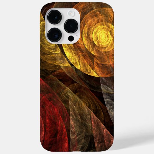 Zonnebloem Bloemen Modern Abstract Kunstpatroon Case-Mate iPhone Case (Achterkant)