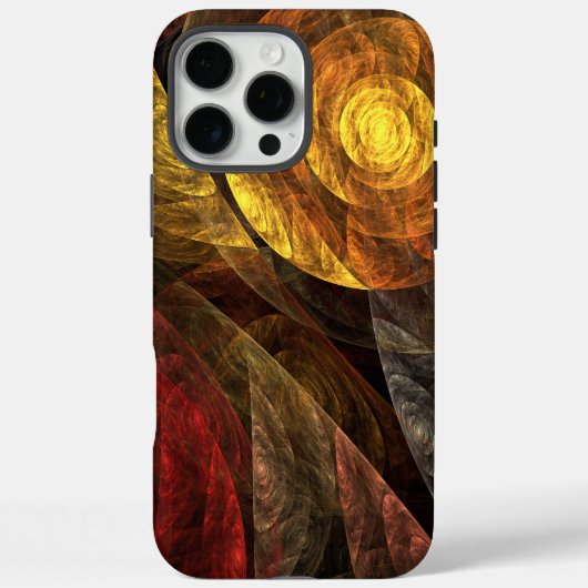 Zonnebloem Bloemen Modern Abstract Kunstpatroon Case-Mate iPhone Case (Achterkant)
