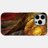 Zonnebloem Bloemen Modern Abstract Kunstpatroon Case-Mate iPhone Case (Achterkant (horizontaal))