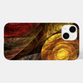 Zonnebloem Bloemen Modern Abstract Kunstpatroon Case-Mate iPhone Case (Achterkant (horizontaal))