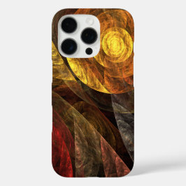 Zonnebloem Bloemen Modern Abstract Kunstpatroon iPhone 16 Pro Hoesje