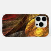 Zonnebloem Bloemen Modern Abstract Kunstpatroon Case-Mate iPhone Case (Achterkant (horizontaal))