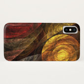 Zonnebloem Bloemen Modern Abstract Kunstpatroon Case-Mate iPhone Case (Achterkant (horizontaal))