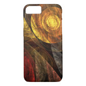Zonnebloem Bloemen Modern Abstract Kunstpatroon Case-Mate iPhone Case (Achterkant)