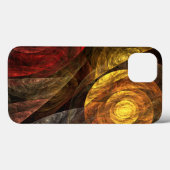 Zonnebloem Bloemen Modern Abstract Kunstpatroon Case-Mate iPhone Case (Achterkant (horizontaal))