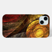 Zonnebloem Bloemen Modern Abstract Kunstpatroon Case-Mate iPhone Case (Achterkant (horizontaal))