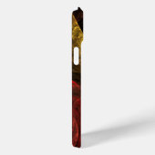 Zonnebloem Bloemen Modern Abstract Kunstpatroon Case-Mate iPhone Case (Achterkant / Rechts)
