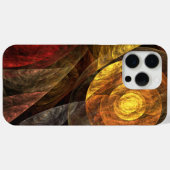 Zonnebloem Bloemen Modern Abstract Kunstpatroon Case-Mate iPhone Case (Achterkant (horizontaal))